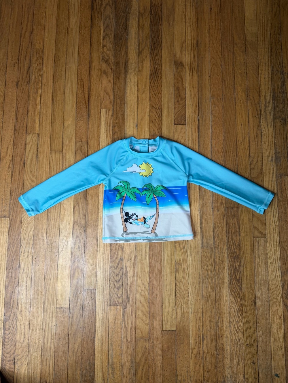Disney Baby 18/24 Mickey Mouse Beach Rashguard